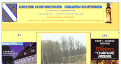 Desktop Screenshot of librairie-saint-berchaire.com