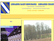 Tablet Screenshot of librairie-saint-berchaire.com